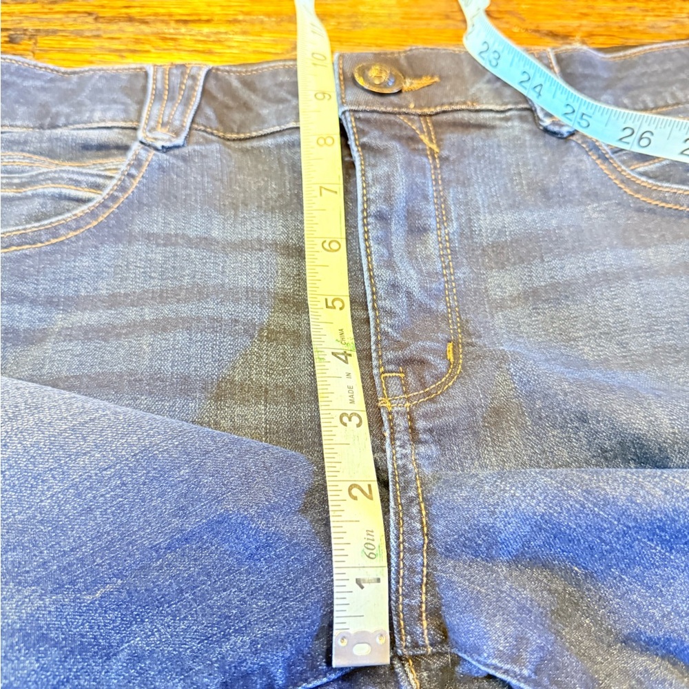 Democracy Classic Blue Women's Blue Jeans 12p Petite “Ab”Solution - Picture 7 of 16